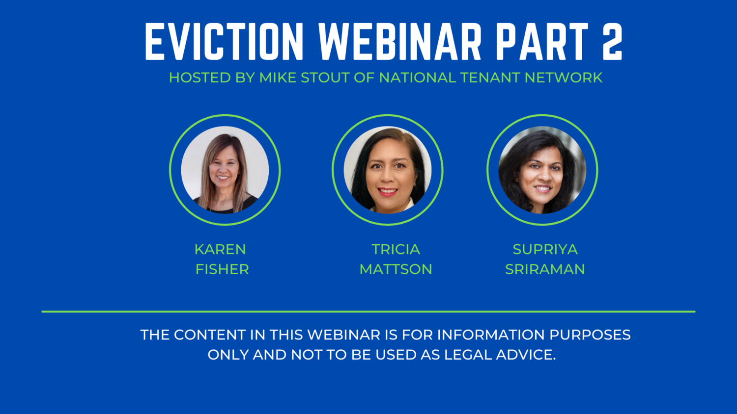 EVICTION WEBINAR PART 2￼￼